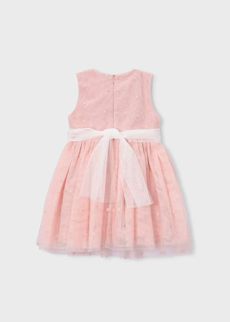 Vestido tul bordado