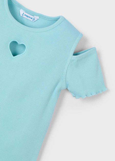Camiseta m/c cut out