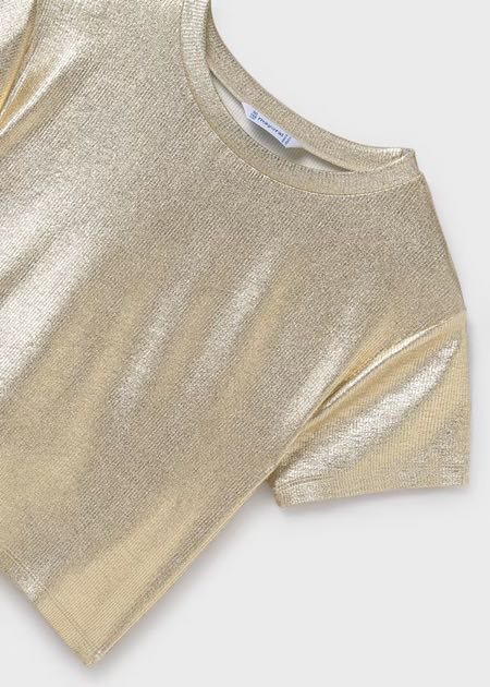 Camiseta m/c canale metalizada