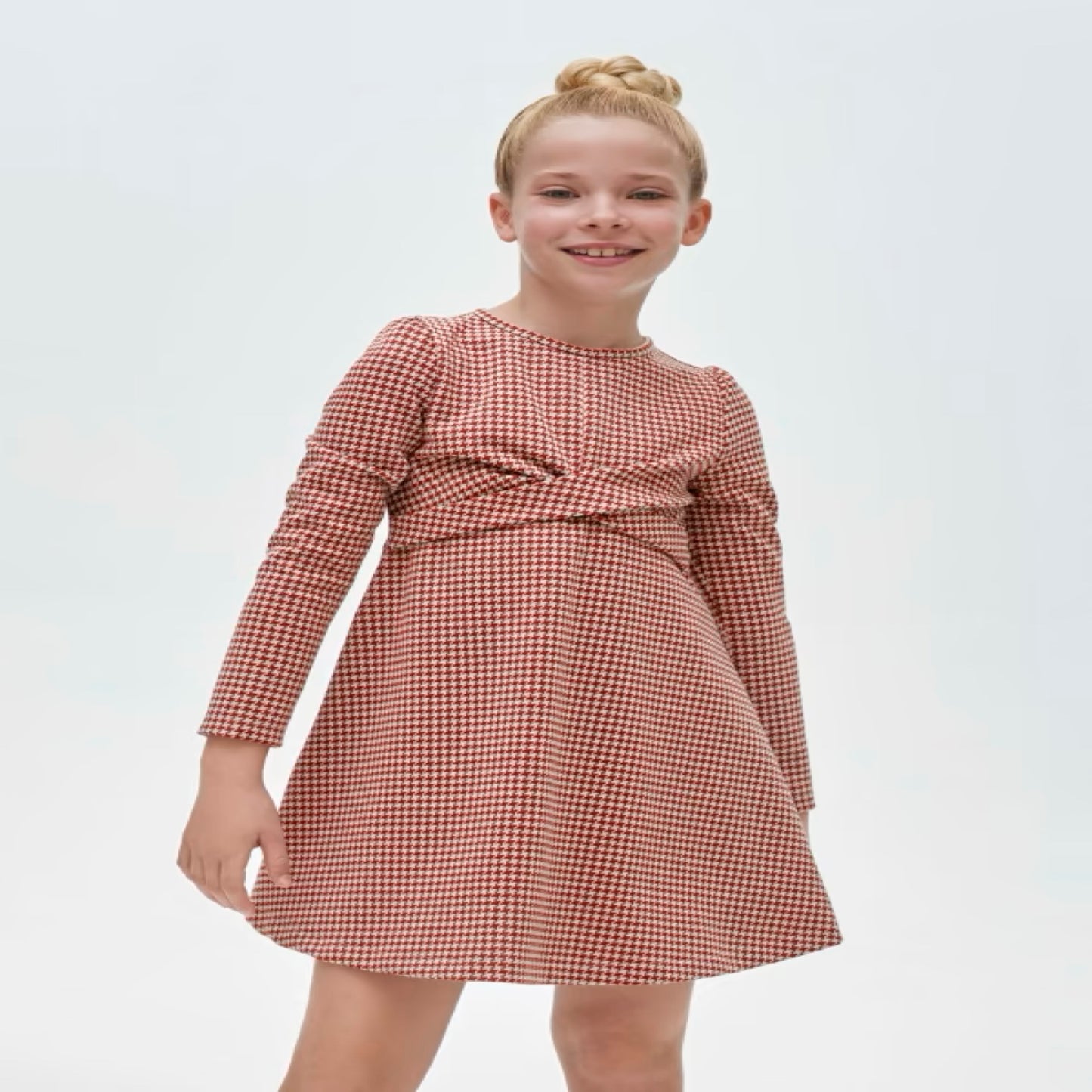 Vestido punto jacquard