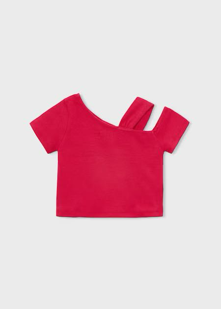Camiseta m/c asimétrica