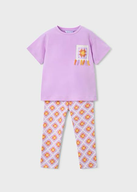 Conj leggings estampado