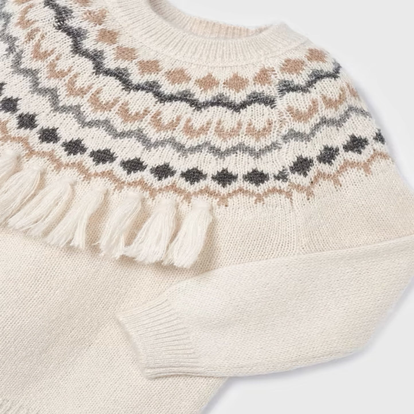 Jersey jacquard flecos