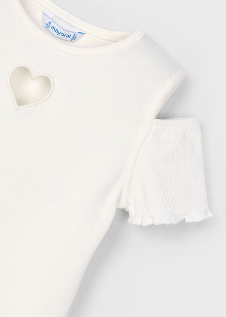 Camiseta m/c cut out
