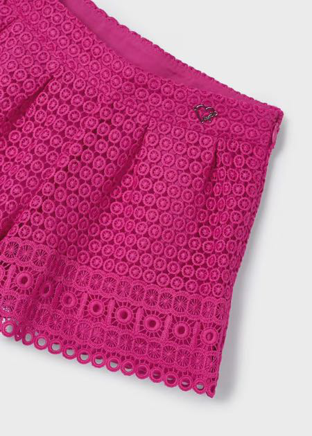 Falda pantalón guipur
