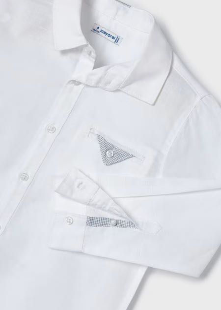 Camisa m/l lino suiting