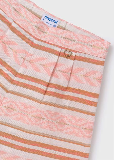 Pantalón corto jacquard