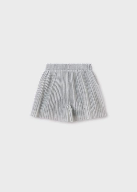 Pantalón corto plisado