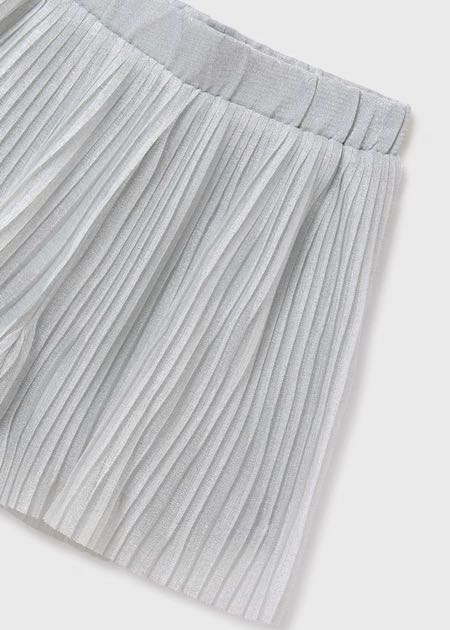 Pantalón corto plisado