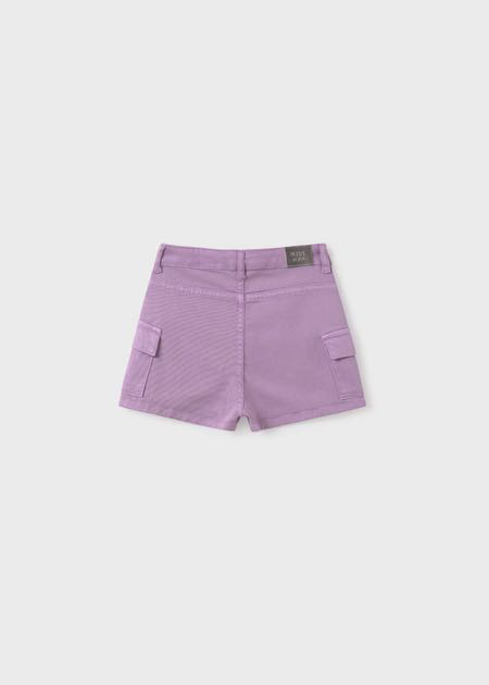 Pantalón corto sarga cargo