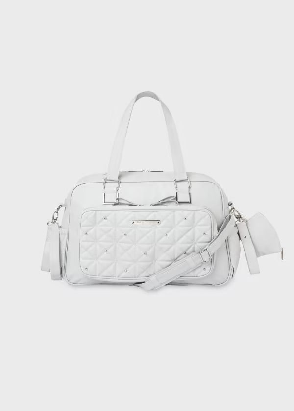 Bolso maternidad lazo con portachupete