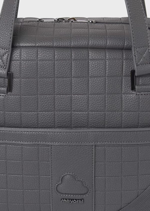 Bolso acolchado y porta chupetee