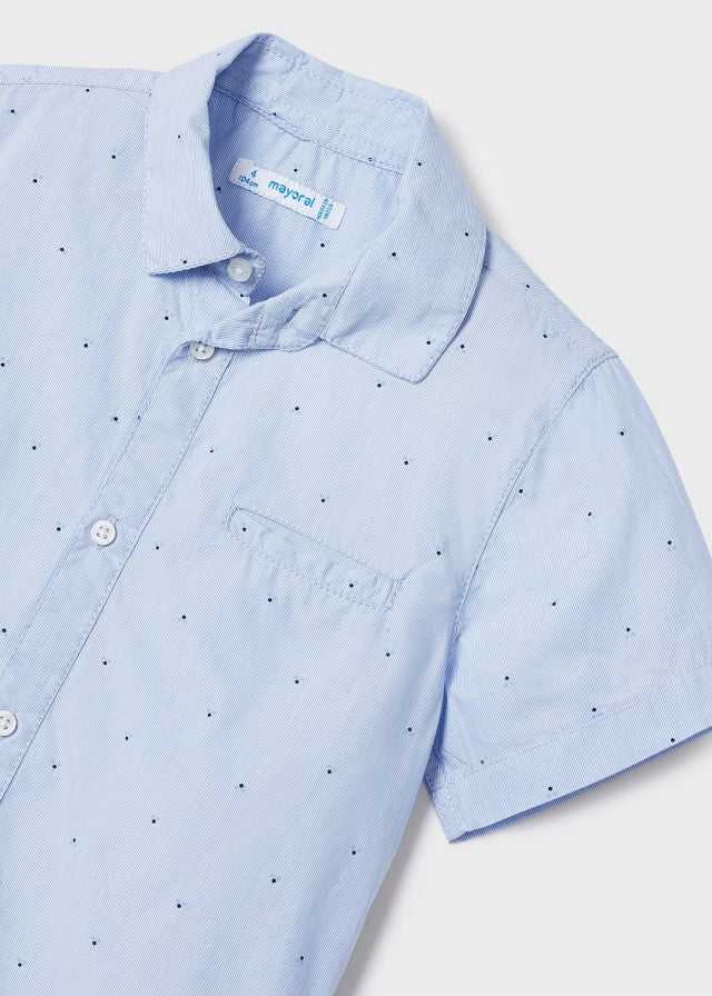 Camisa m/c micro estampado