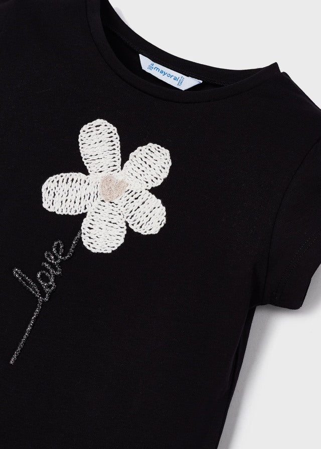Camiseta m/c flor