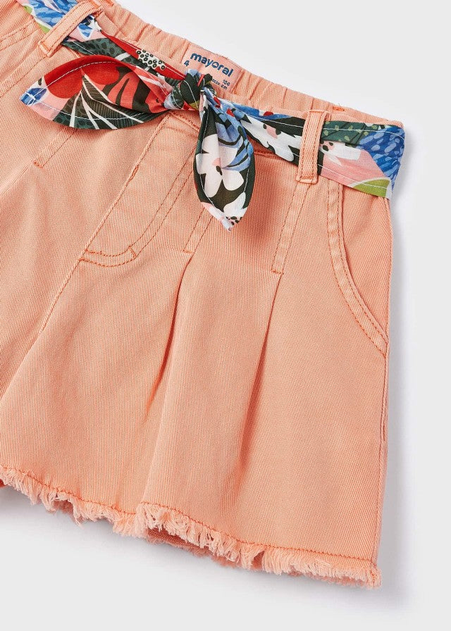 Pantalón corto sarga