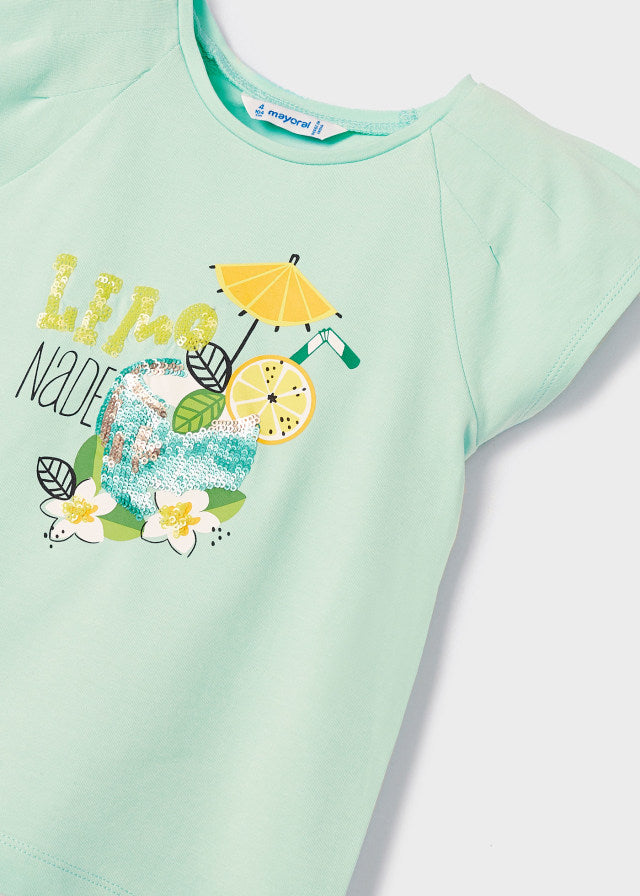 Camiseta m/c aplicaciones