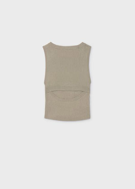 Top tricot cut out