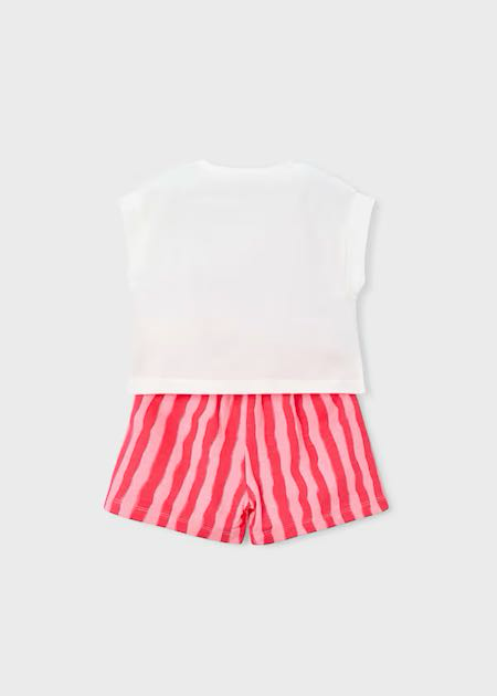Conj short felpa