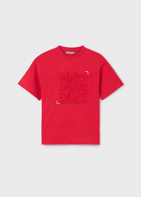 Camiseta m/c embossed