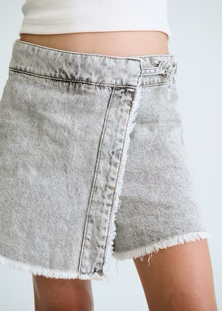 Falda pantalón tejana