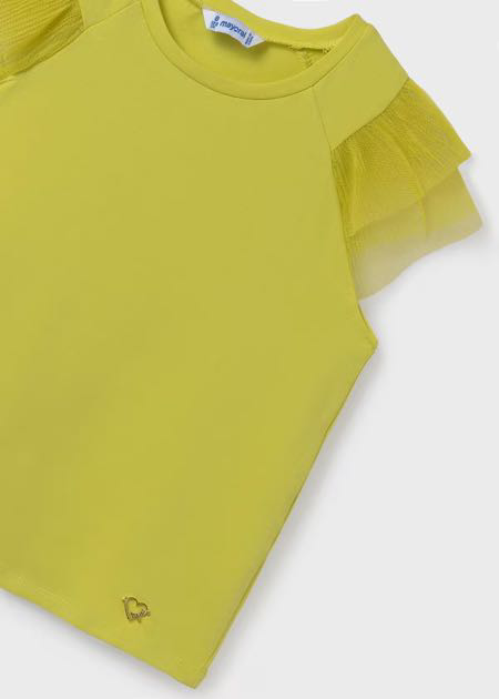 Camiseta m/c manga tul