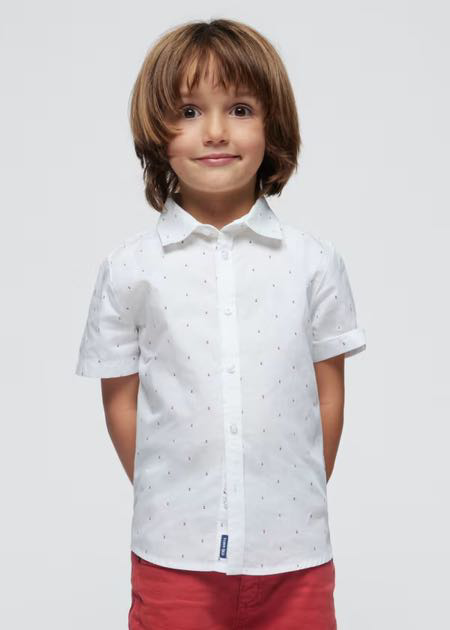 Camisa m/c micro estampado