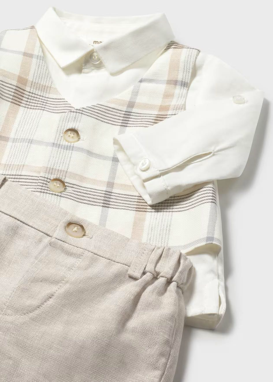 Conjunto pant corto y chaleco