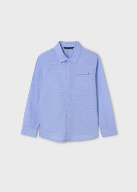 Camisa m/l micro estampado