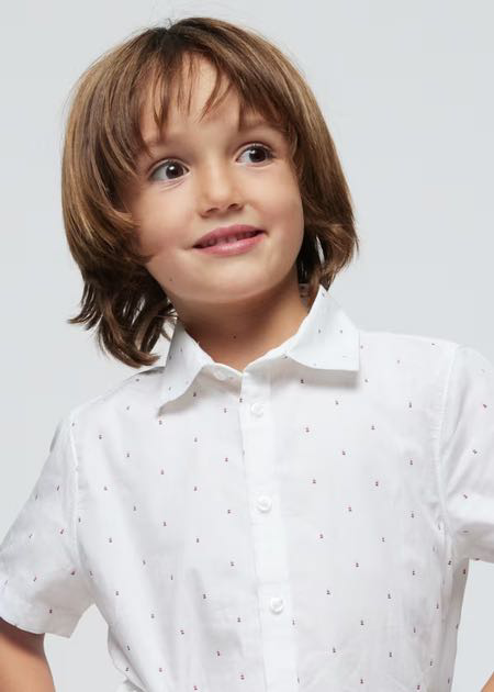 Camisa m/c micro estampado