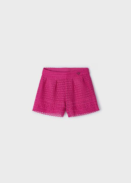 Falda pantalón guipur