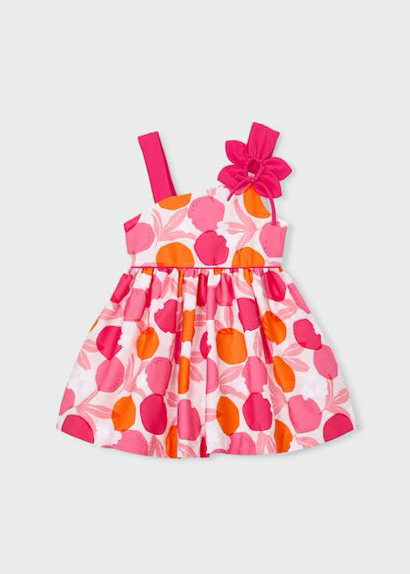 Vestido asimétrico flor