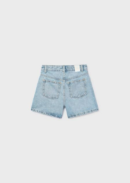 Pantalón corto tejano remaches