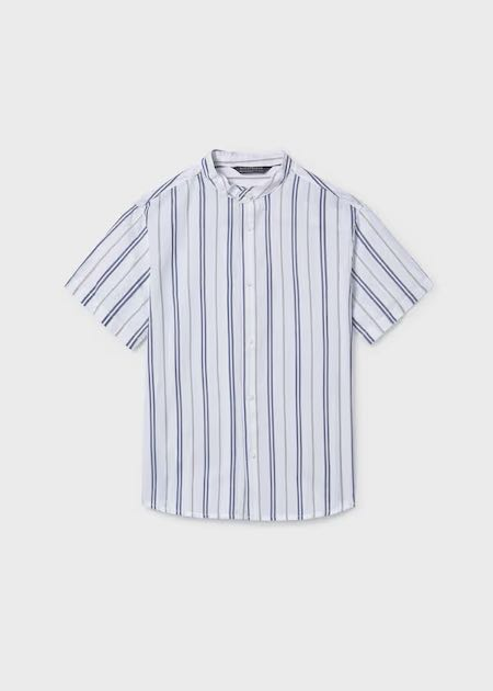 Camisa m/c cuello mao