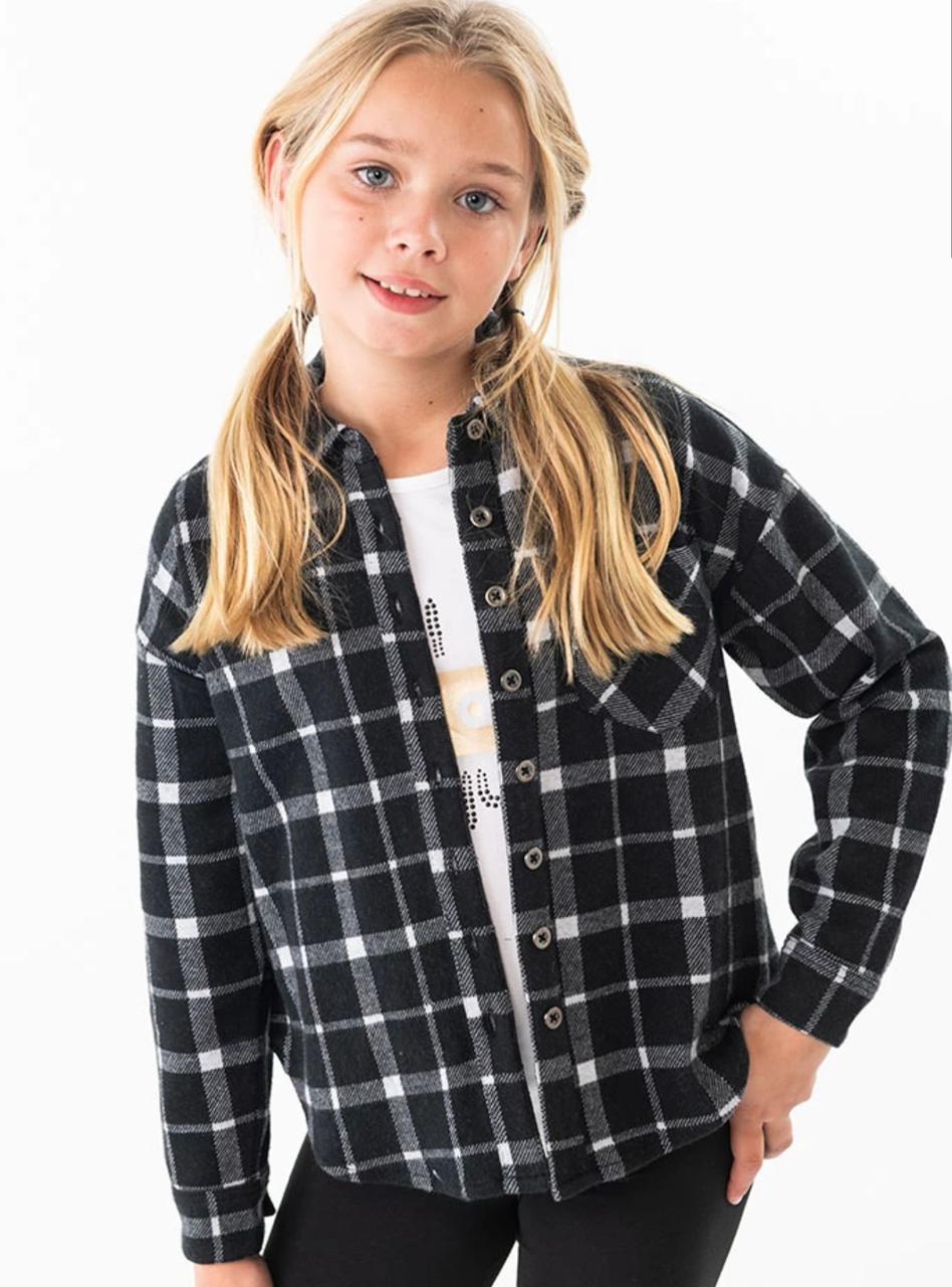 Camisa punto cuadros