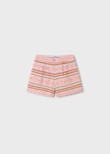 Pantalón corto jacquard