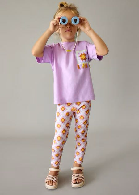 Conj leggings estampado