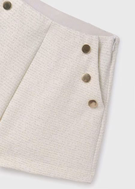 Pantalón corto punto tweed
