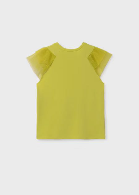 Camiseta m/c manga tul