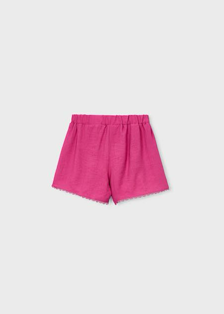 Pantalón corto puntillas