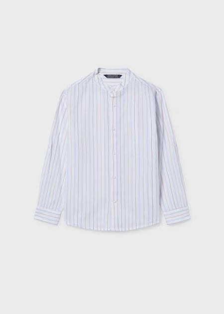 Camisa m/c cuello mao