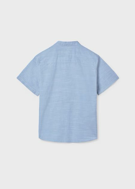Camisa m/c cuello mao