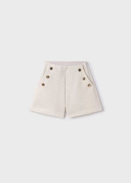 Pantalón corto punto tweed