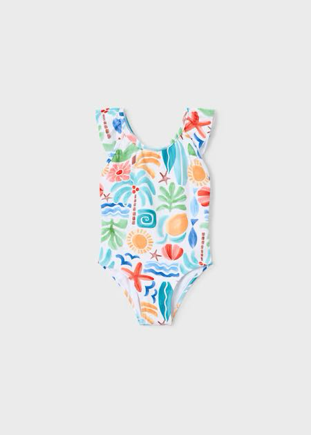 Bañador niña estampado