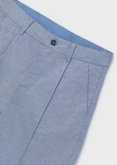 Bermuda lino suiting