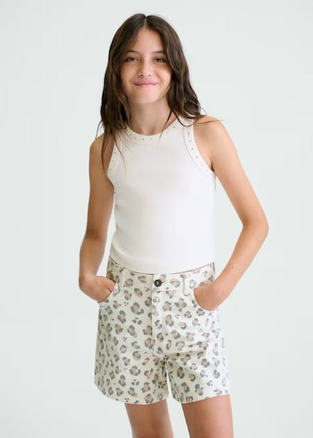 Pantalón corto sarga fantasía