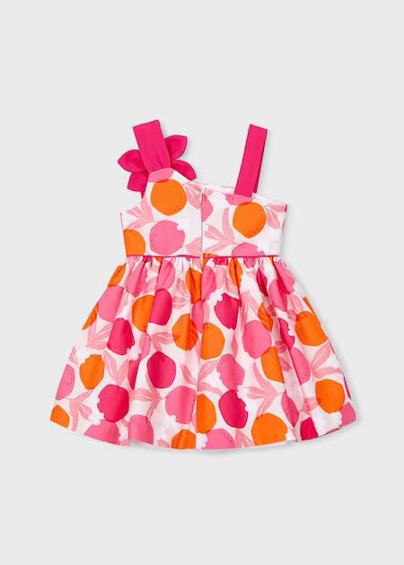 Vestido asimétrico flor