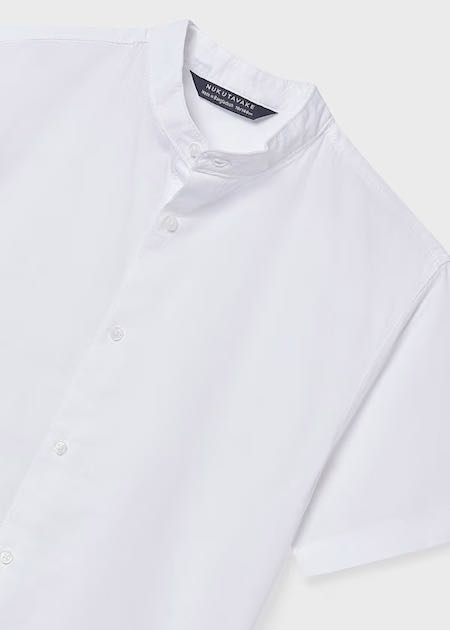 Camisa m/c cuello mao