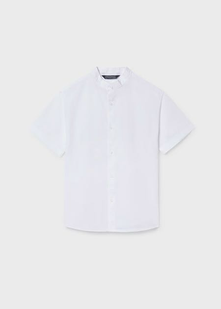 Camisa m/c cuello mao