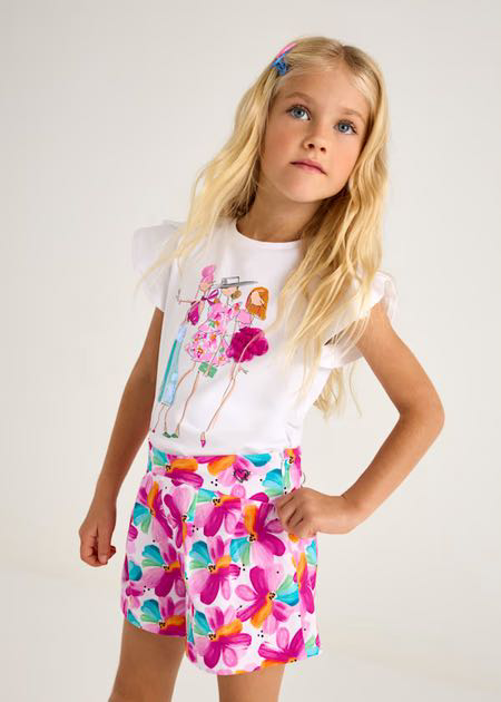 Falda pantalón estampado