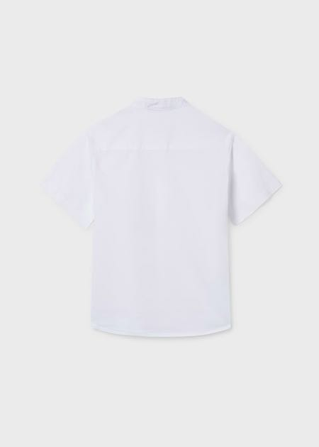 Camisa m/c cuello mao